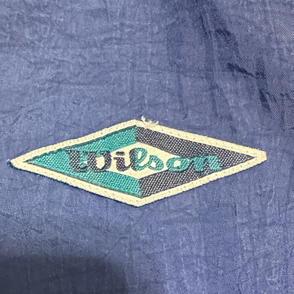 Vintage Wilson Colorblock 90’s Shades of Blue Zip-Up Jacket - Picture 4 of 11